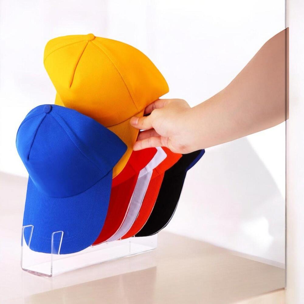 2 Pack Hat Stand for Baseball Caps Display and Organizer, No Install Acrylic Hat - Picture 2 of 6